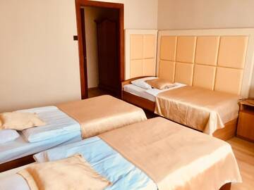 Фото номера Трехместный номер с террасой Отель Hotel Neptun г. Międzychód 4